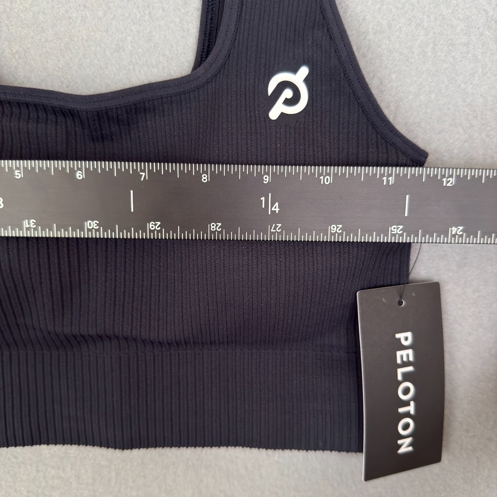 Peloton Women's Size XS/S Seamless Square Neck Bra 214 Black NWT - Picture 6 of 11